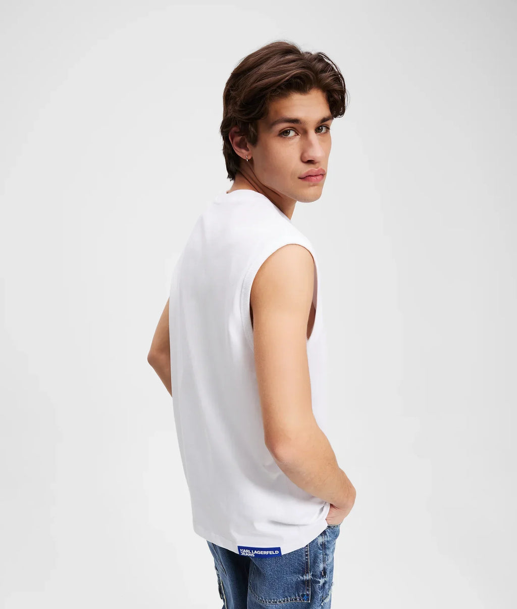 KARL BOX LOGO TANK TOP