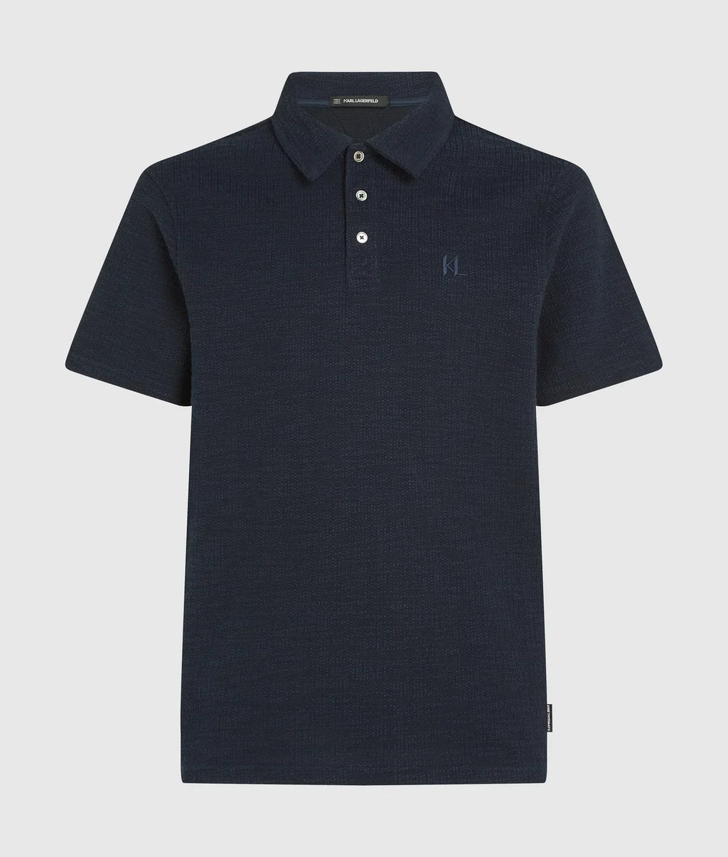 KARL BOUCLÉ POLO SHIRT