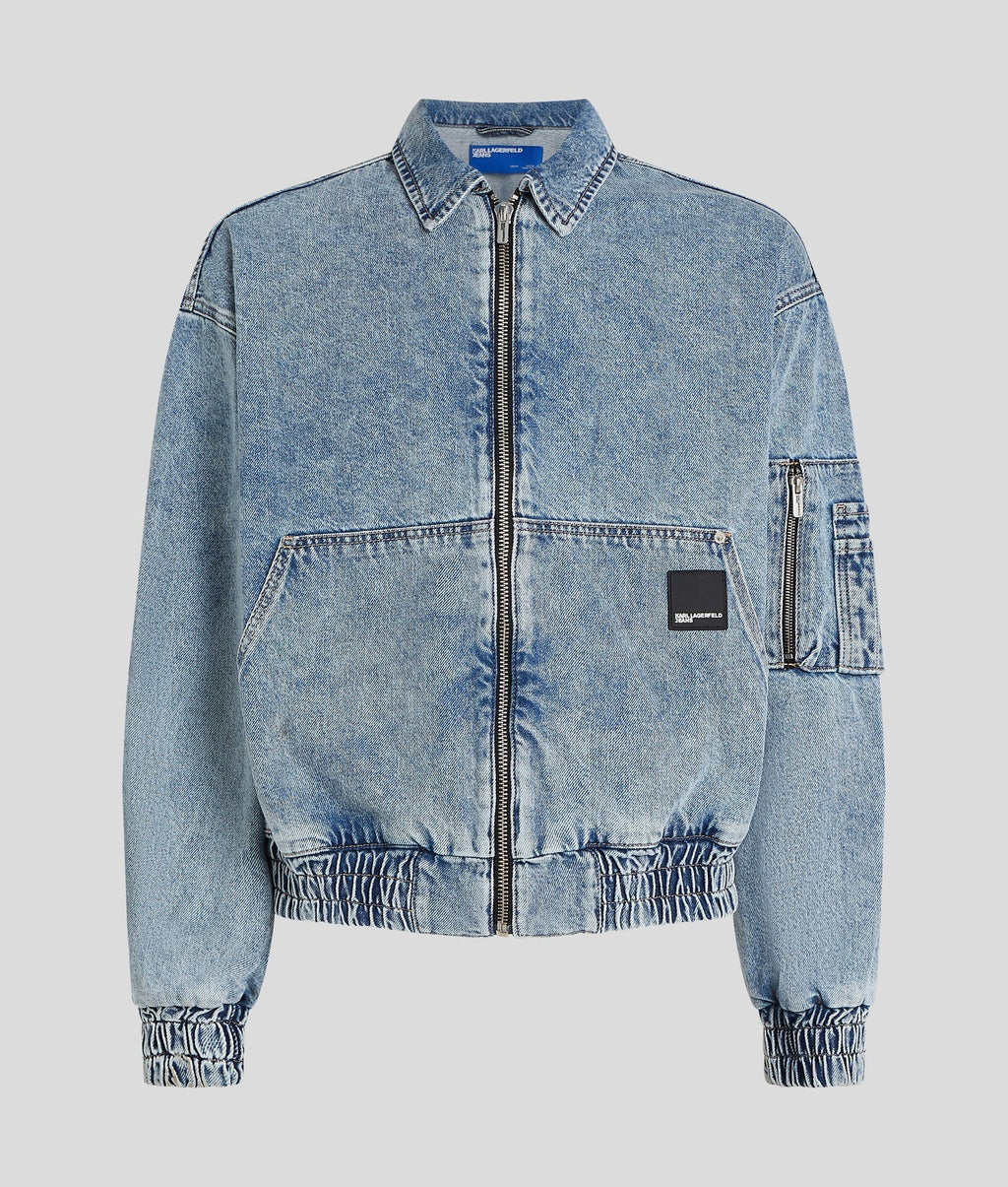 KARL DENIM BOMBER JACKET