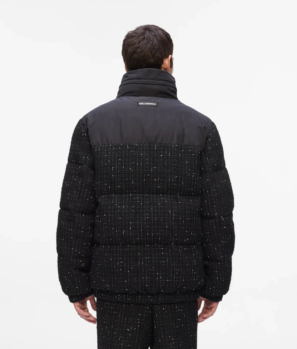 KARL BOUCLE PUFFER JACKET