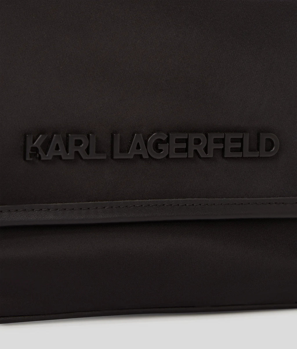 KARL K/ESSENTIAL NYLON CROSSBODY BAG