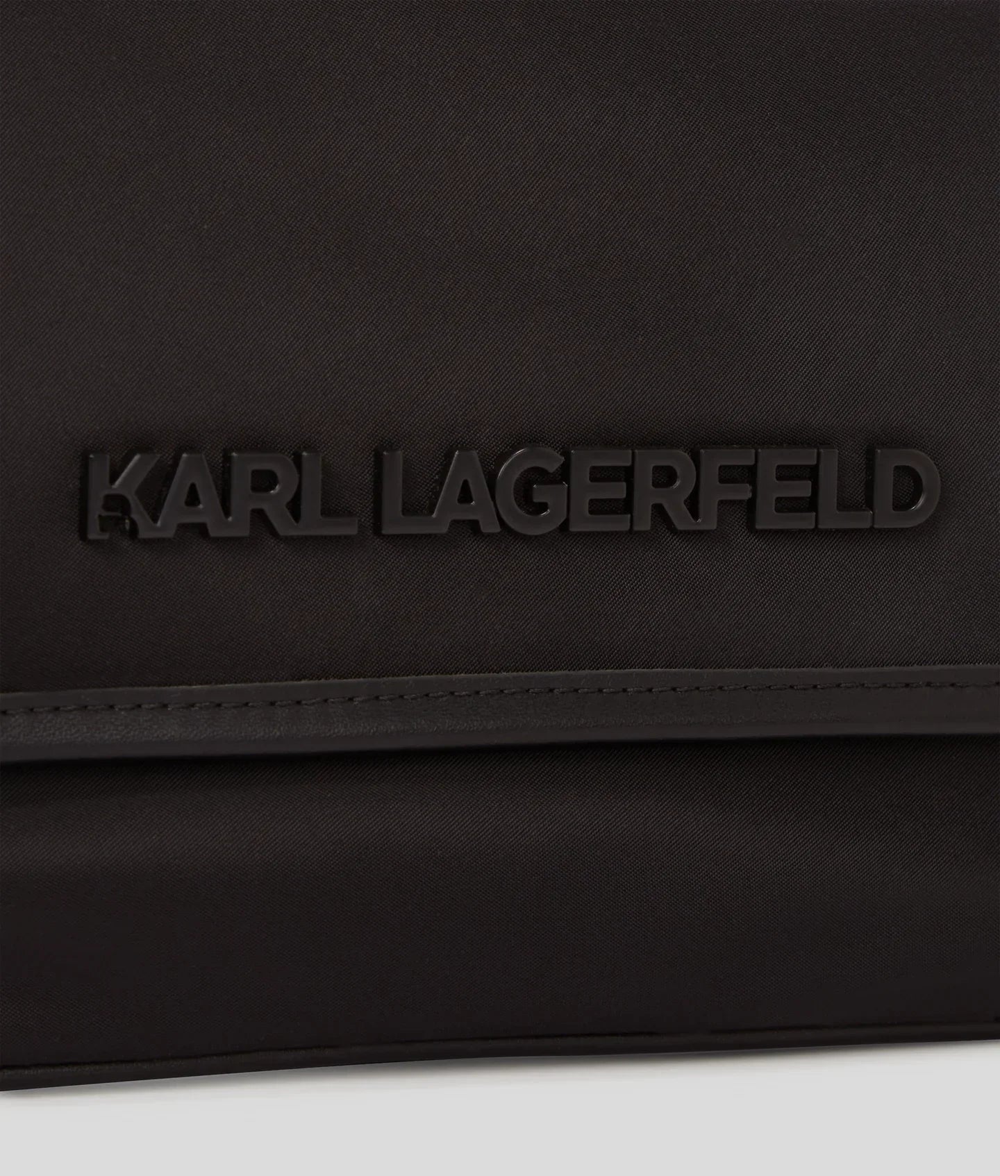 KARL K/ESSENTIAL NYLON CROSSBODY BAG