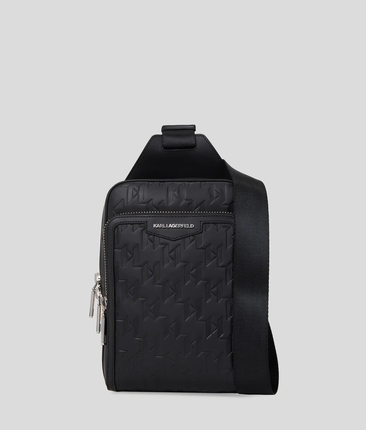 KARL K/LOOM LEATHER SLING BAG