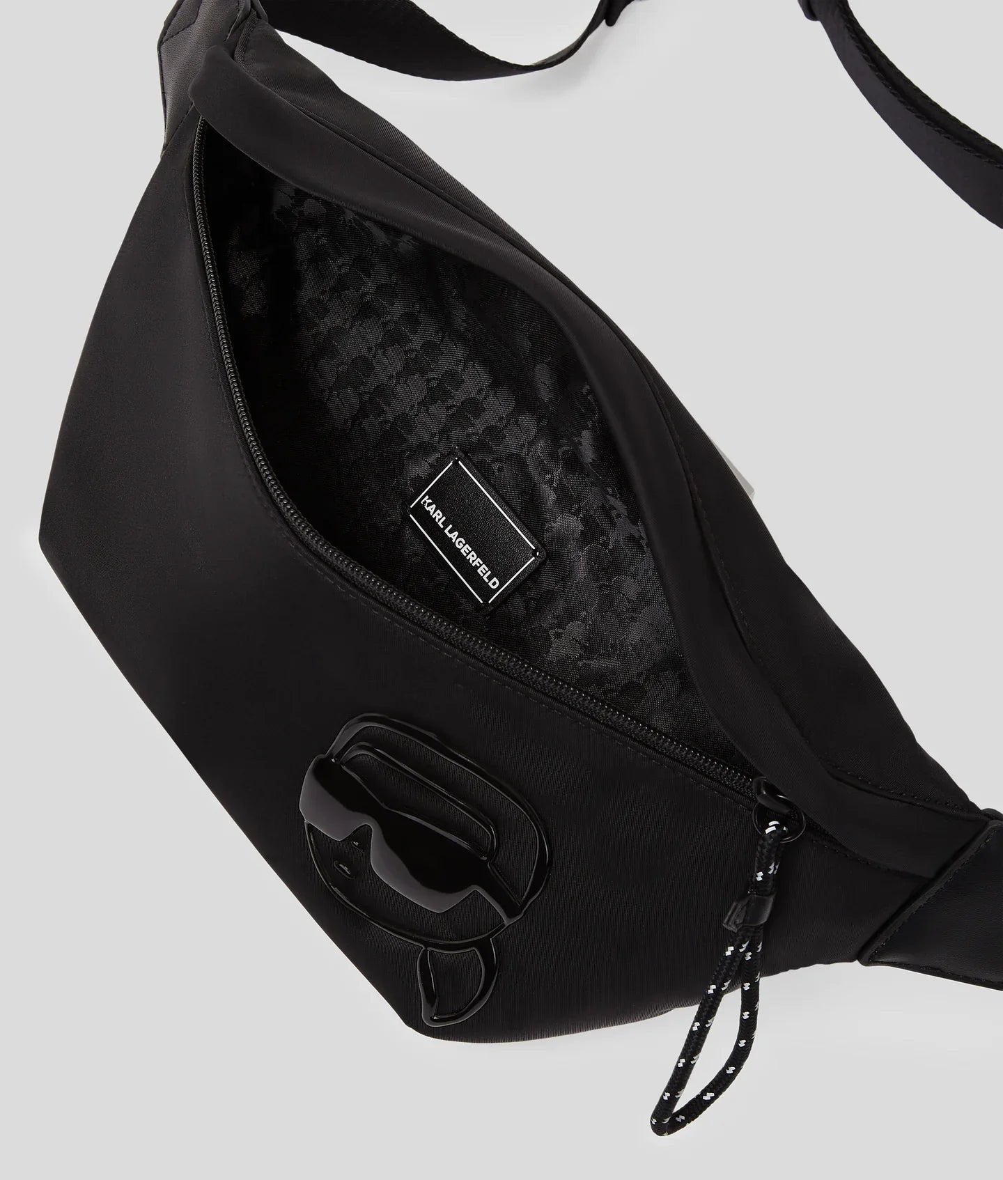 KARL IKON K NYLON BELT BAG