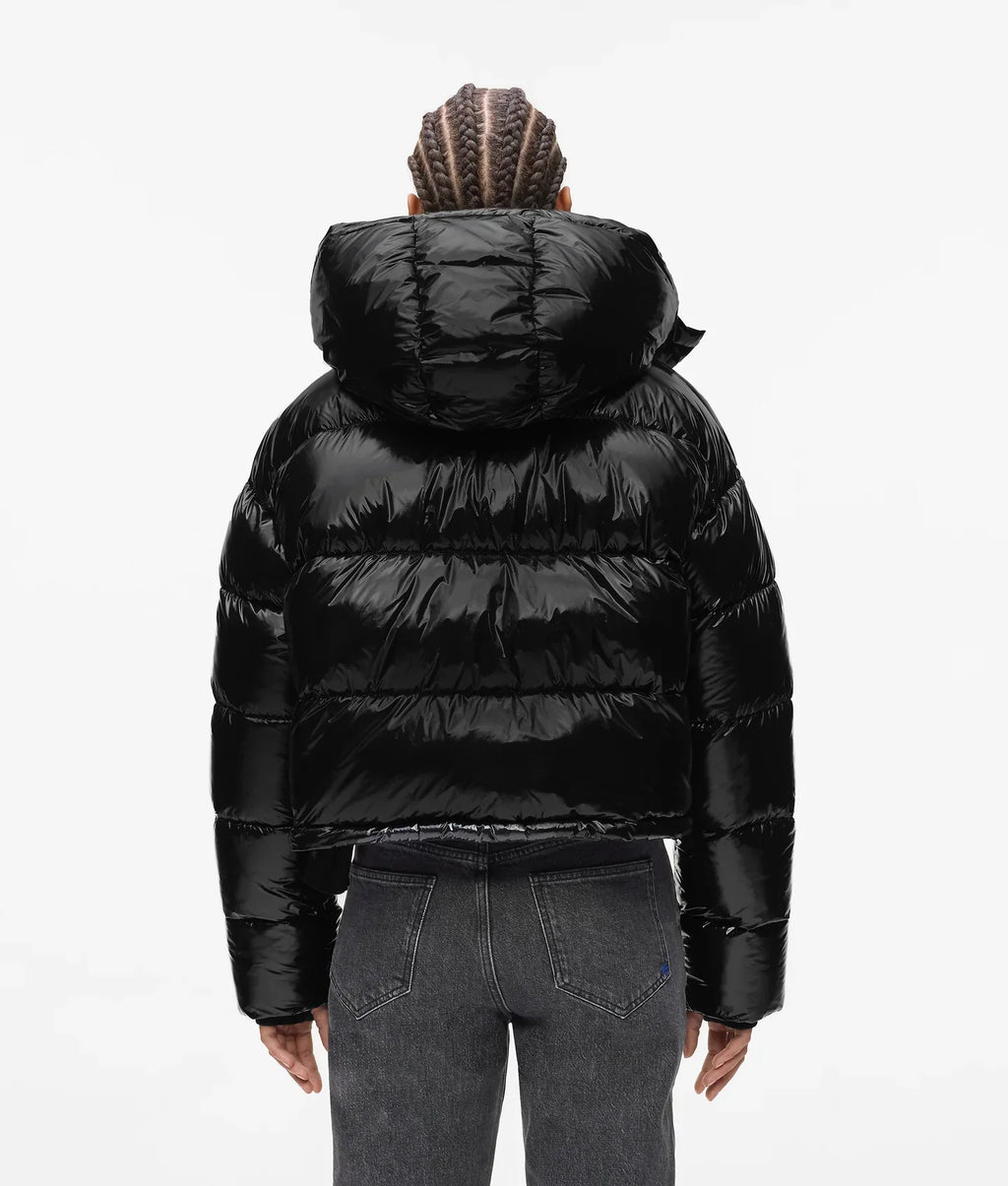 KARL SHINY BOXY PUFFER JACKET
