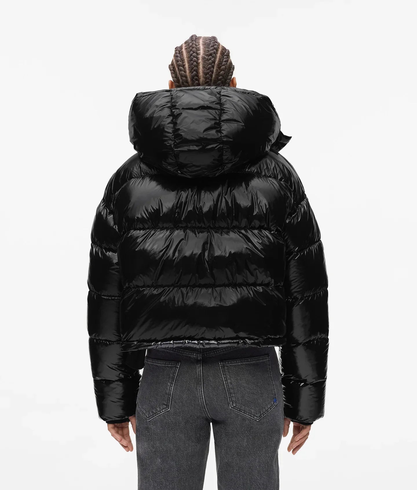 KARL SHINY BOXY PUFFER JACKET