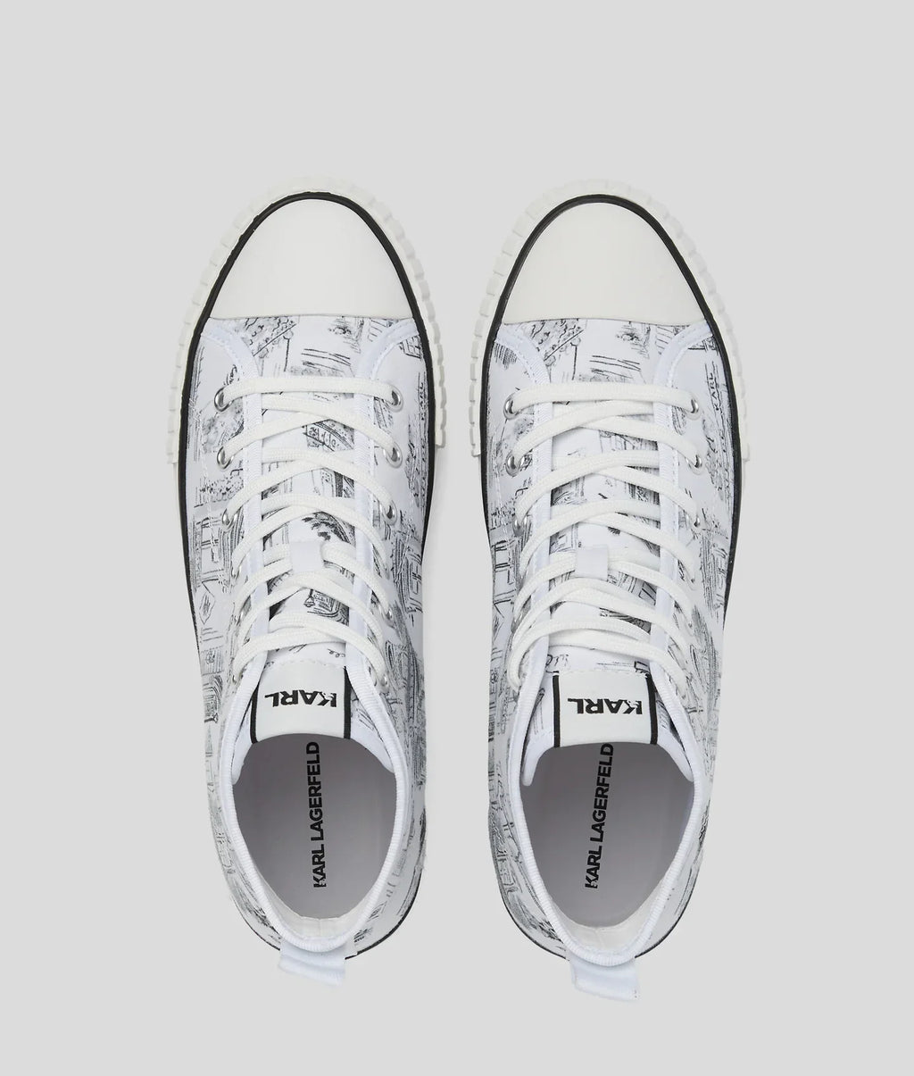 KARL KL X JORGE PARRA HIGH-TOP SNEAKERS