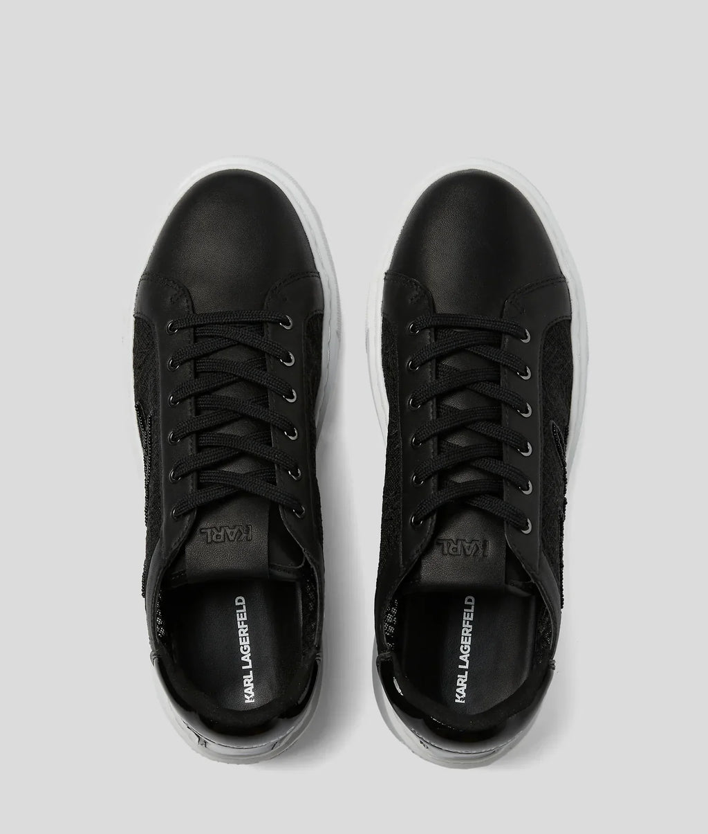 KARL SIGNATURE MAXI KUP LACE-UP SNEAKERS