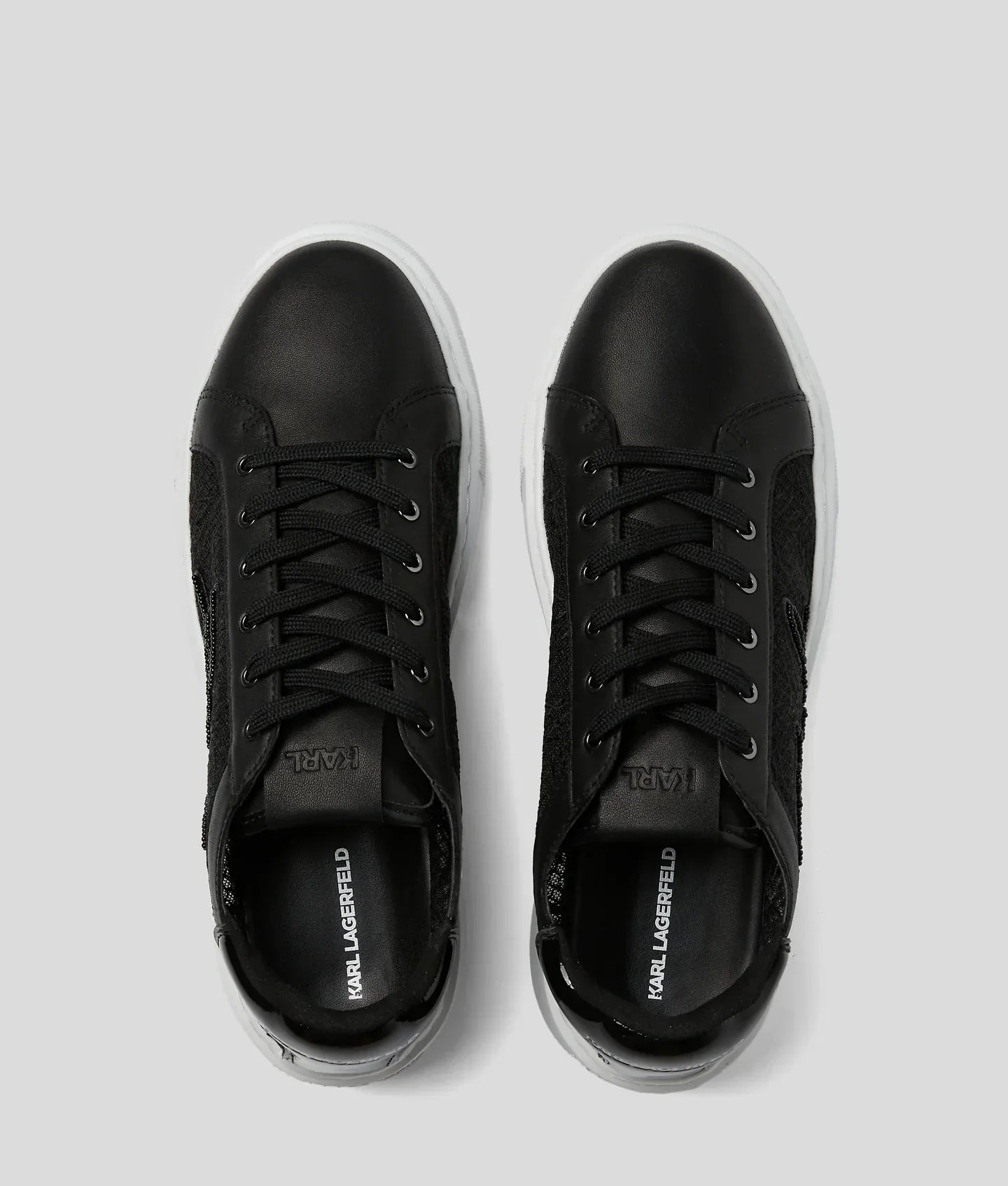 KARL SIGNATURE MAXI KUP LACE-UP SNEAKERS